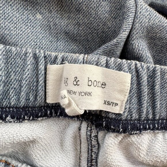 Rag & Bone Miramar Wide Leg Pants Sweatpant Jeans in Albee Blue XS - Picture 7 of 12